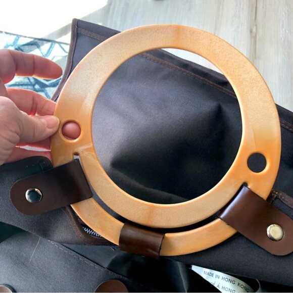 Vintage Fold-Down Tote - Picture 9 of 14